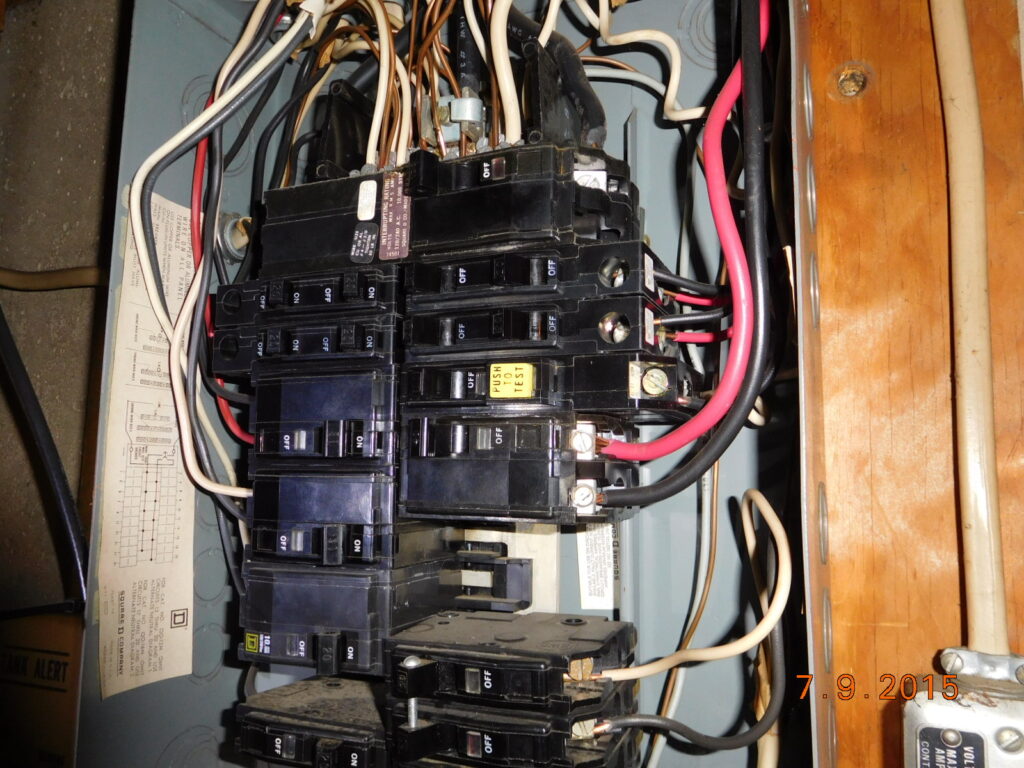 Photo of electrical panel