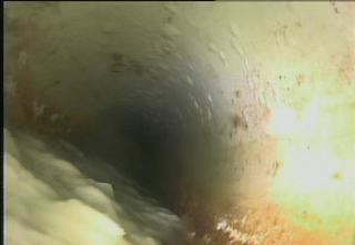Inside of the sewer line 3